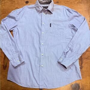 Armani Jeans Light Blue Casual Button Down Shirt size large